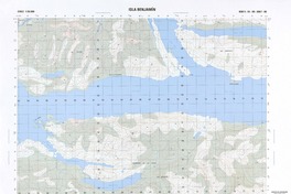 Isla Benjamín (44° 30' - 74° 00')  [material cartográfico] Instituto Geográfico Militar de Chile.