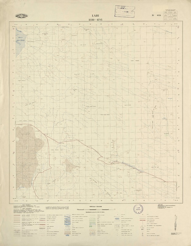 Lari 2330 - 6715 [material cartográfico] : Instituto Geográfico Militar de Chile.