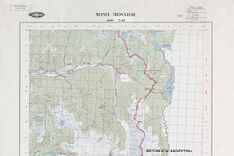 Monte Tronador 4100 - 7145 [material cartográfico] : Instituto Geográfico Militar de Chile.