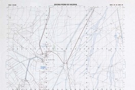 Oficina Pedro de Valdivia 22°30'- 69°30' [material cartográfico] : Instituto Geográfico Militar de Chile.