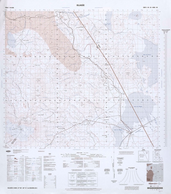 Ollagüe  [material cartográfico] Instituto Geográfico Militar.