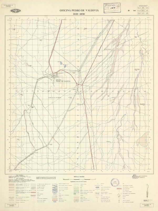 Oficina Pedro de Valdivia 2230 - 6930 [material cartográfico] : Instituto Geográfico Militar de Chile.