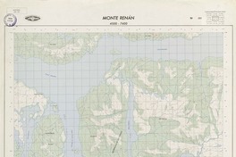 Monte Renán 4500 - 7400 [material cartográfico] : Instituto Geográfico Militar de Chile.