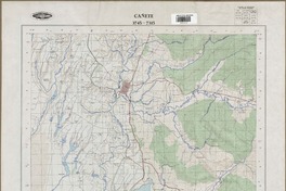 Cañete 3745 - 7315 [material cartográfico] : Instituto Geográfico Militar de Chile.