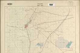 Calama (22° 15' - 68° 45')  [material cartográfico] Instituto Geográfico Militar de Chile.