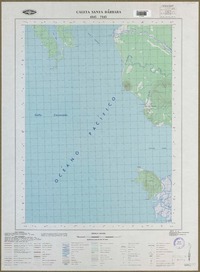 Caleta Santa Bárbara 4245 - 7245 [material cartográfico] : Instituto Geográfico Militar de Chile.