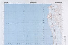 Caleta Hornos 22°45' - 70°15' [material cartográfico] : Instituto Geográfico Militar de Chile.