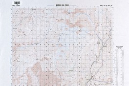 Baños del Toro (29° 45'- 70° 00') [material cartográfico] : Instituto Geográfico Militar de Chile.