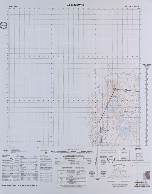 Aguas Calientes  [material cartográfico] Instituto Geográfico Militar.