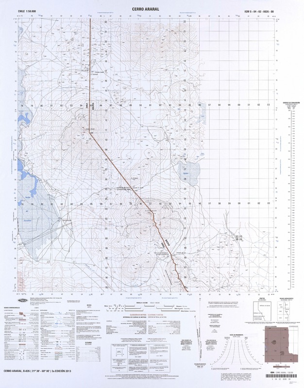 Cerro Araral  [material cartográfico] Instituto Geográfico Militar.