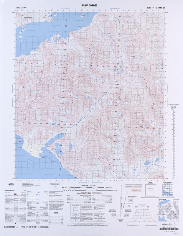 Bahía Cordes  [material cartográfico] Instituto Geográfico Militar.