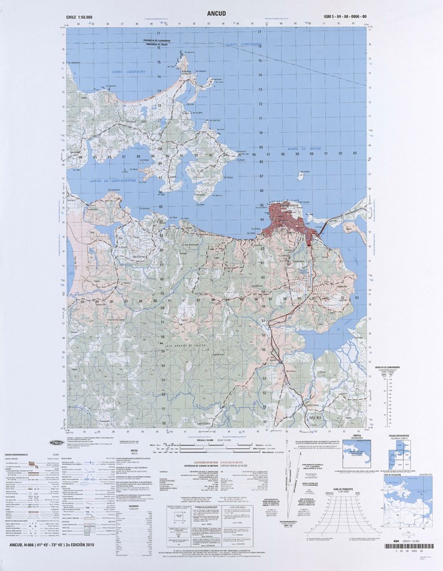 Ancud  [material cartográfico] Instituto Geográfico Militar.