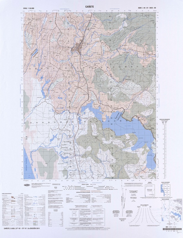 Cañete  [material cartográfico] Instituto Geográfico Militar.