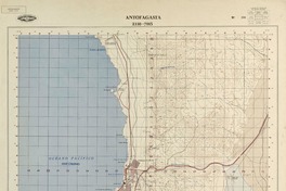 Antofagasta 2330 - 7015 [material cartográfico] : Instituto Geográfico Militar de Chile.