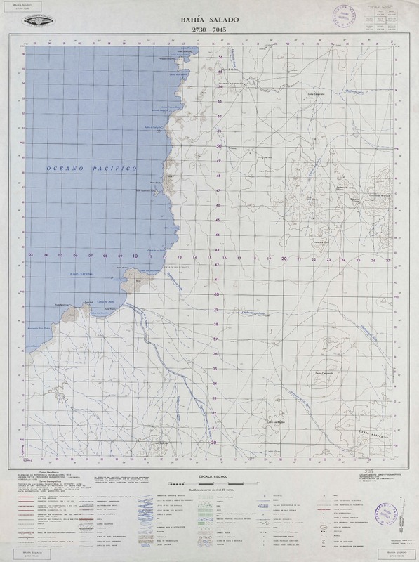 Bahía Salado 2730 - 7045 [material cartográfico] : Instituto Geográfico Militar de Chile.