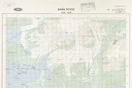 Bahía Tictoc (43° 30' - 72° 40')  [material cartográfico] Instituto Geográfico Militar de Chile.