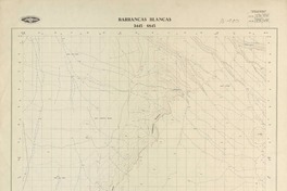 Barrancas Blancas 2445 - 6845 [material cartográfico] : Instituto Geográfico Militar de Chile.