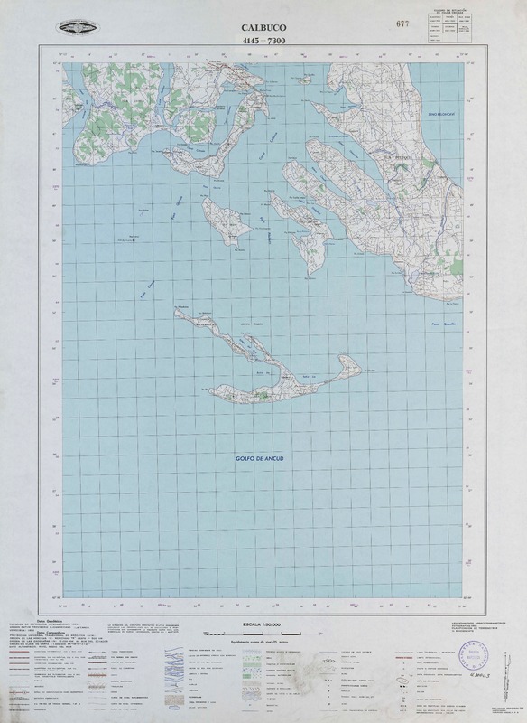 Calbuco 4145 - 7300 [material cartográfico] : Instituto Geográfico Militar de Chile.