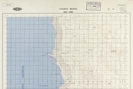 Caleta Buena 1945 - 7000 [material cartográfico] : Instituto Geográfico Militar de Chile.