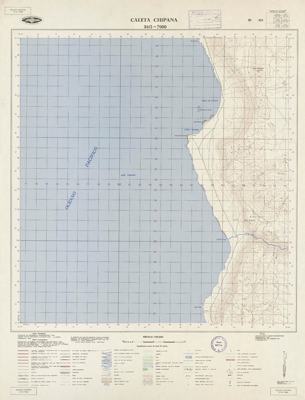 Caleta Chipana 2115 - 7000 [material cartográfico] : Instituto Geográfico Militar de Chile.