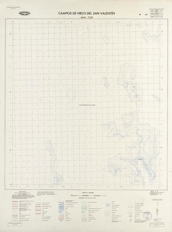 Campos de Hielo del San Valentín 4645 - 7320 [material cartográfico] : Instituto Geográfico Militar de Chile.