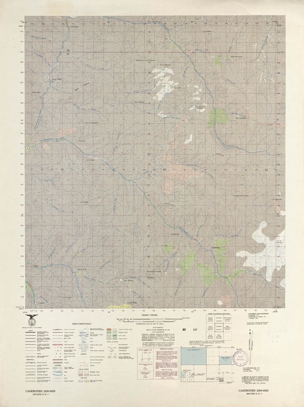 Caserones 2800 - 6930 [material cartográfico] : Instituto Geográfico Militar de Chile.