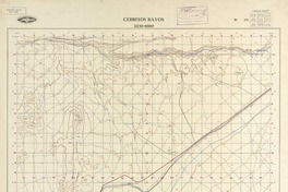 Cerritos Bayos 2230 - 6900 [material cartográfico] : Instituto Geográfico Militar de Chile.