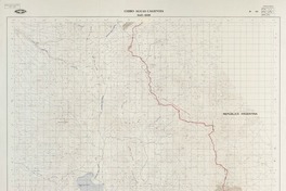 Cerro Aguas Calientes 2445 - 6820 [material cartográfico] : Instituto Geográfico Militar de Chile.
