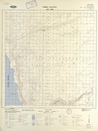 Cerro Atajaña 1915 - 7000 [material cartográfico] : Instituto Geográfico Militar de Chile.