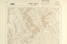 Cerro Catedral 3400 - 7000 [material cartográfico] : Instituto Geográfico Militar de Chile.