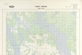 Cerro Christie 4630 - 7420 [material cartográfico] : Instituto Geográfico Militar de Chile.