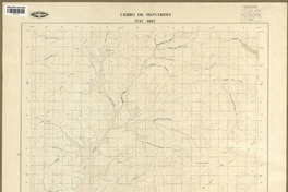 Cerro de Monardes 2715 - 6915 [material cartográfico] : Instituto Geográfico Militar de Chile.