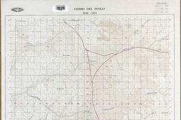 Cerro del Pingo 2530 - 7015 [material cartográfico] : Instituto Geográfico Militar de Chile.