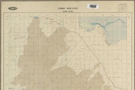 Cerro Miscanti 2330 - 6730 [material cartográfico] : Instituto Geográfico Militar de Chile.
