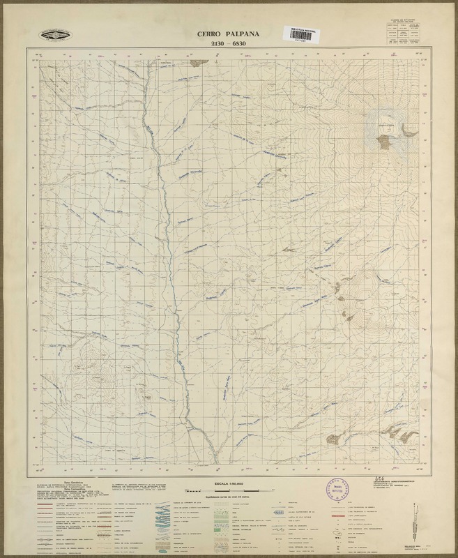 Cerro Palpana 2130 - 6830 [material cartográfico] : Instituto Geográfico Militar de Chile.