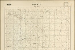 Cerro Yocas 2145 - 6845 [material cartográfico] : Instituto Geográfico Militar de Chile.