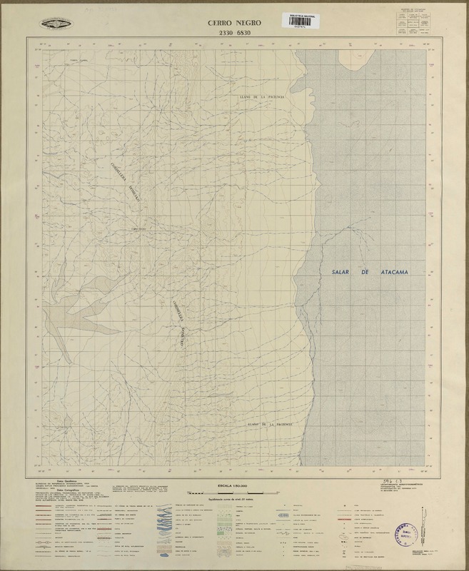 Cerro Negro 2330 - 6830 [material cartográfico] : Instituto Geográfico Militar de Chile.