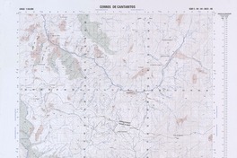 Cerros de Cantaritos 28°30' - 69°45' [material cartográfico] : Instituto Geográfico Militar de Chile.