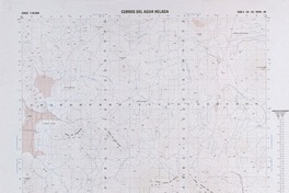 Cerros del Agua Helada 26°00' - 68°45' [material cartográfico] : Instituto Geográfico Militar de Chile.