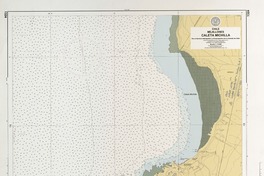 Chile, Mejillones, Caleta Michilla  [material cartográfico] por el Servicio Hidrográfico y Oceanográfico de la Armada de Chile.