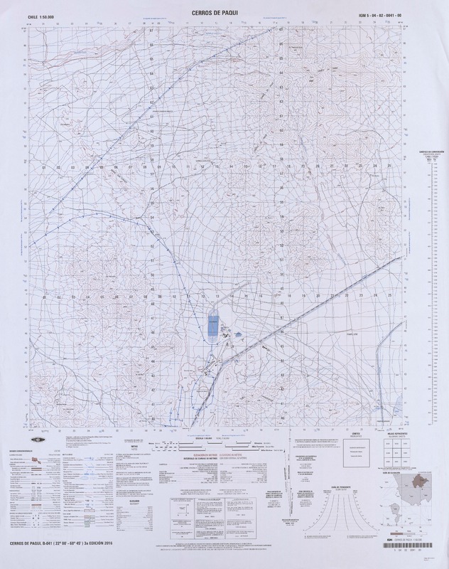 Cerros de Paqui  [material cartográfico] Instituto Geográfico Militar.