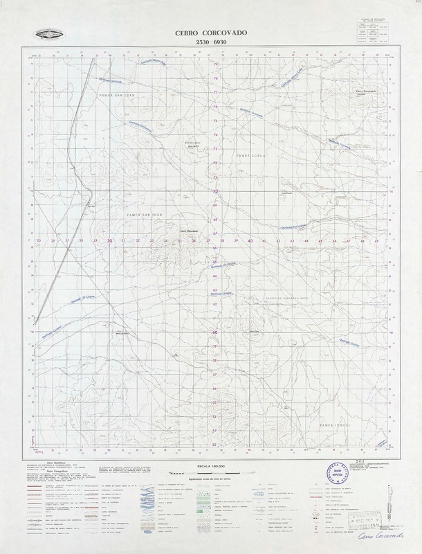 Cerro Corcovado 2530 - 6930 [material cartográfico] : Instituto Geográfico Militar de Chile.