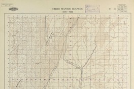 Cerro Mantos Blancos 2315 - 7000 [material cartográfico] : Instituto Geográfico Militar de Chile.