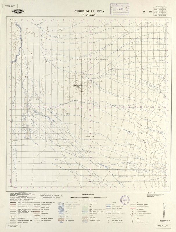 Cerro de la Joya 2145 - 6915 [material cartográfico] : Instituto Geográfico Militar de Chile.