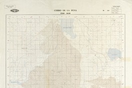 Cerro de la Pena 2500 - 6830 [material cartográfico] : Instituto Geográfico Militar de Chile.