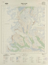 Cerro Hyades 4645 - 7300 [material cartográfico] : Instituto Geográfico Militar de Chile.