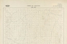 Cerros de Caracoles 2300 - 6845 [material cartográfico] : Instituto Geográfico Militar de Chile.