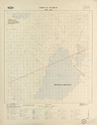 Cerros de Incahuasi 2400 - 6730 [material cartográfico] : Instituto Geográfico Militar de Chile.