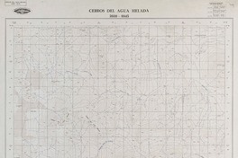 Cerros del Agua Helada 2600 - 6845 [material cartográfico] : Instituto Geográfico Militar de Chile.