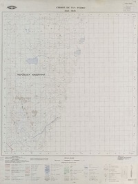 Cerros de San Pedro 2245 - 6645 [material cartográfico] : Instituto Geográfico Militar de Chile.